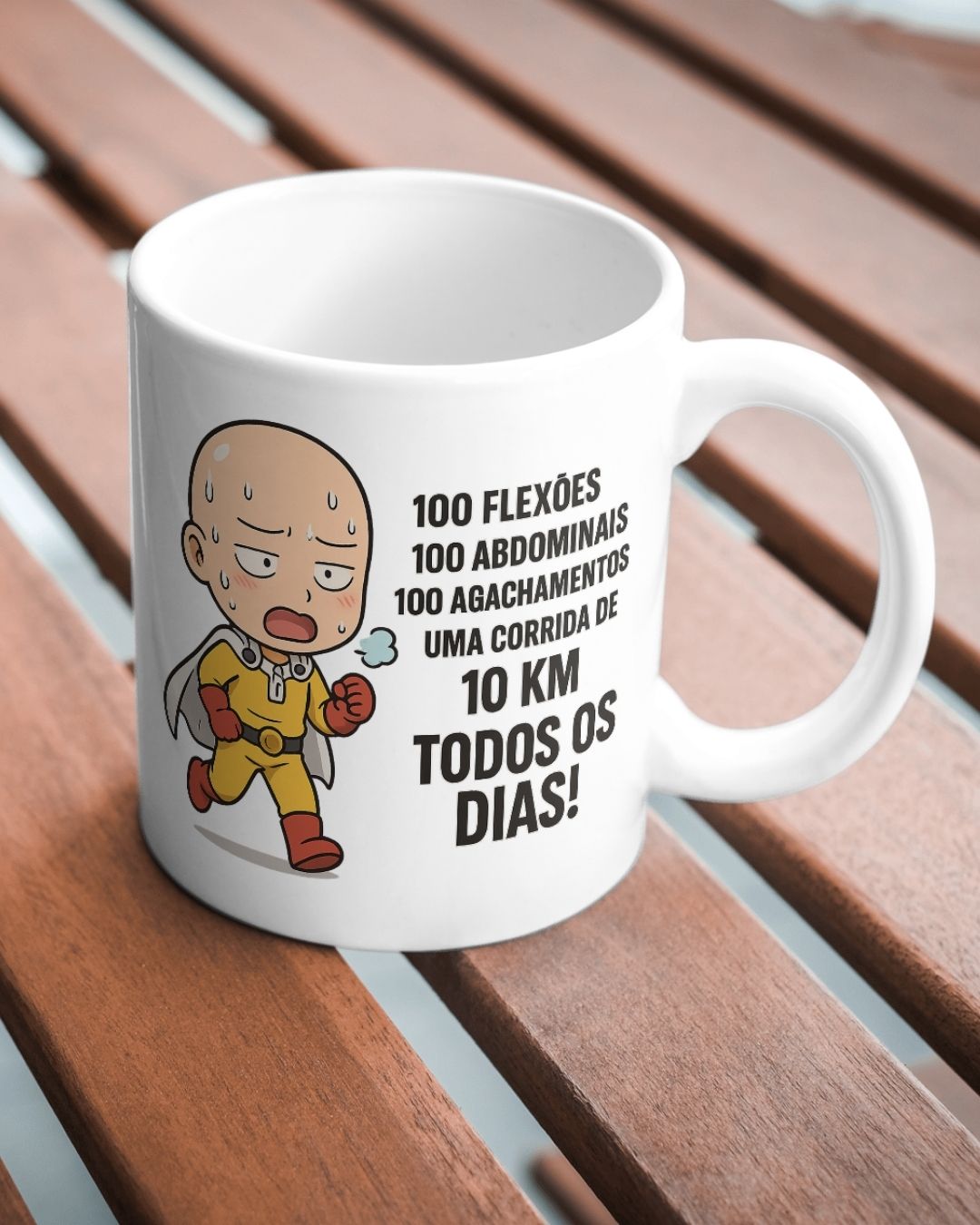 Caneca One Punch Man – Treino do Saitama