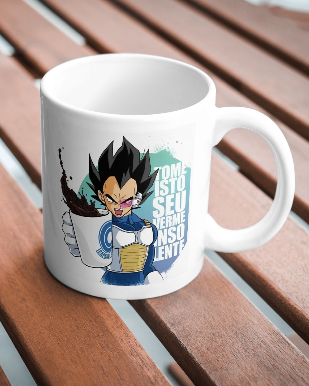 Caneca Vegeta – “Tome Isto Seu Verme”